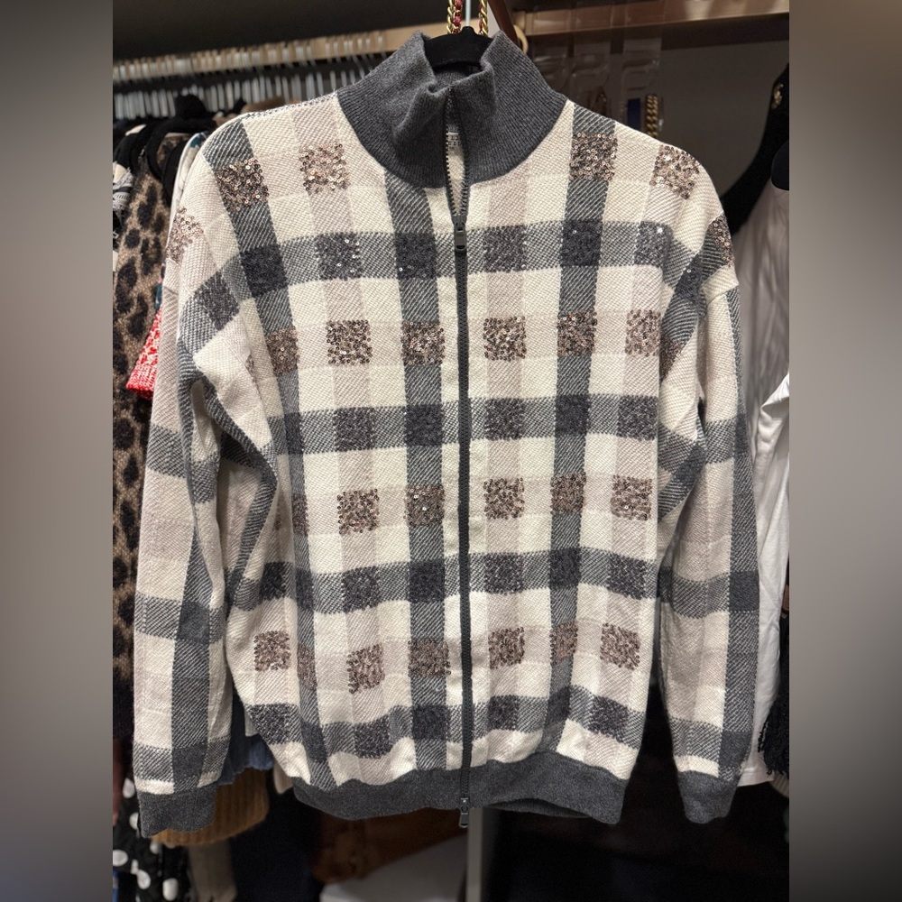 BEAUTIFUL Brunello Cuccinelli zip up sweater